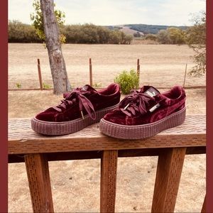 Fenty X Puma Red Velvet Creepers